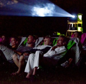 Cinéma à ciel ouvert - le film se met à la fête