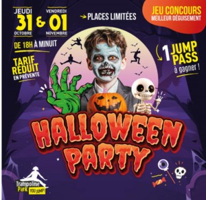 Halloween Party : trampoline park you jump by night