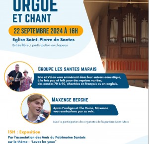 Concert orgue et chant