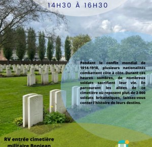 [Visite guidée] Le cimetière militaire : la Cité Bonjean