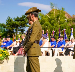 Cérémonie commémorative de la Bataille de Fromelles au Cimetière militaire de Pheasant Wood