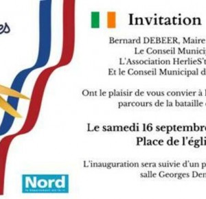 Inauguration du Parcours de la bataille du Pilly