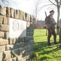 Stèle Christmas Truce -  marche du souvenir UACA